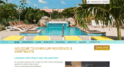 Desktop Screenshot of camacuriapartmentsaruba.com